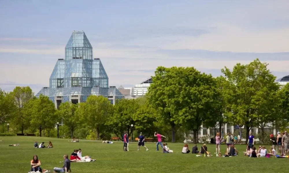 Major’s Hill Park in Ottawa