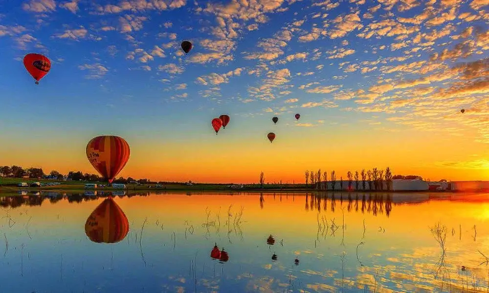 hot air balloon ride
