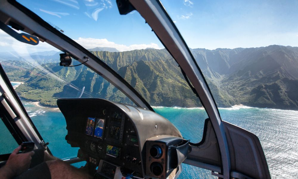 Helicopter tour