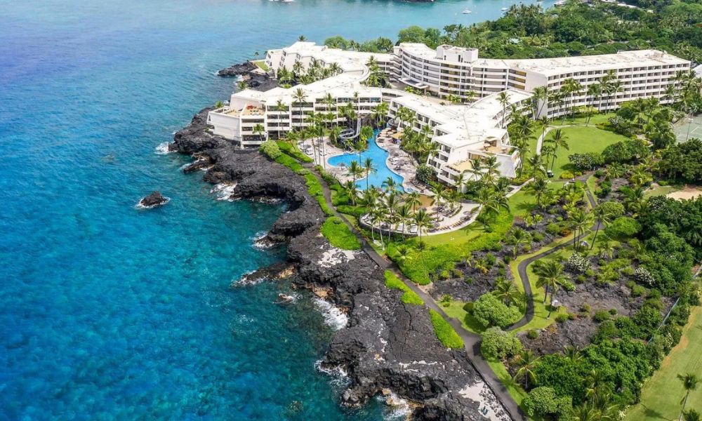 Perched on dramatic cliffs