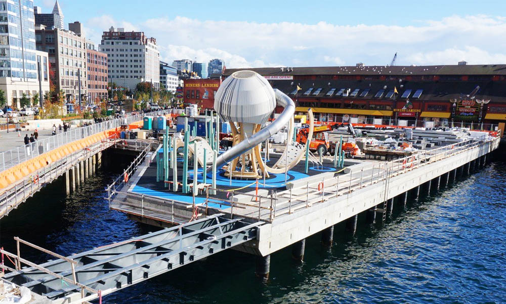Pier 58 Seattle Playground